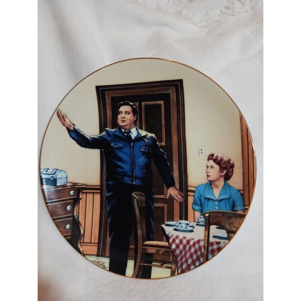 JACKIE GLEASON Hamilton Collection Bang! Zoom Hamilton Plate 24714 Collector